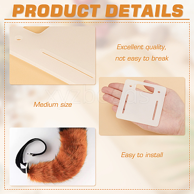 Plastic Card Holder AJEW-WH0473-36A-1