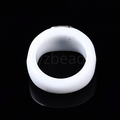 Opaque Acrylic Finger Rings RJEW-Q162-001F-1
