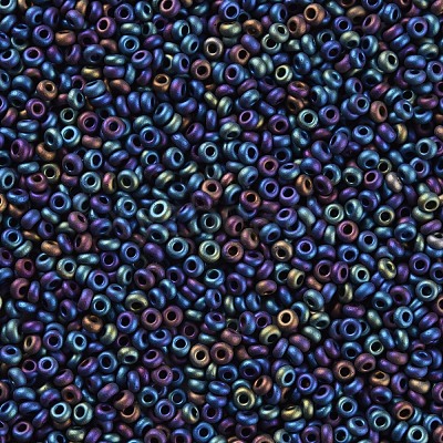 12/0 Grade A Round Glass Seed Beads SEED-Q008-M604-1