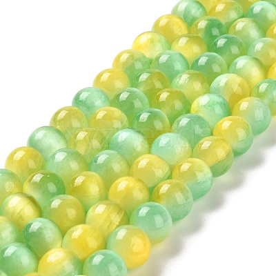 Natural Selenite Beads Strands G-P493-03A-1