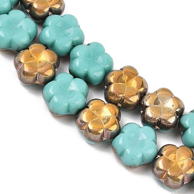 Czech Pressed Glass Beads GLAA-I061-23C-1