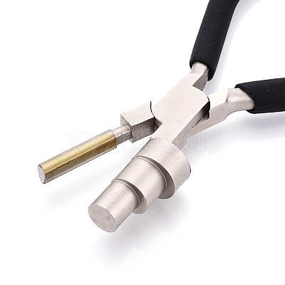 65# Steel Concave and Round Nose Pliers with Non-Slip Comfort Grip Handles TOOL-N008-03-1