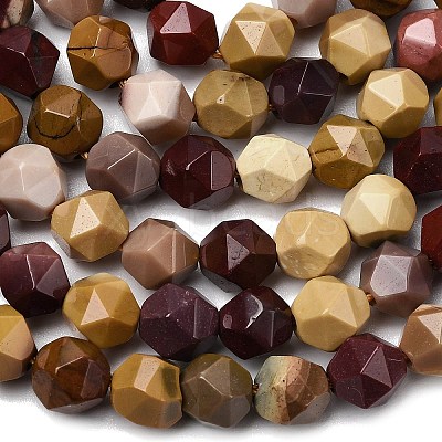 Natural Mookaite Beads Strands G-Z119-A07-01A-1