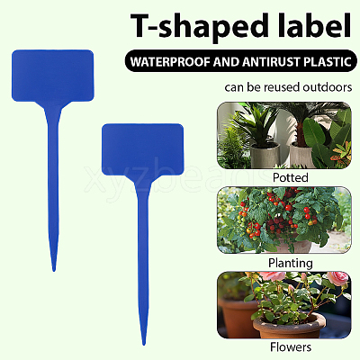 50Pcs Plastic Plant Labels FIND-SP0005-64E-1