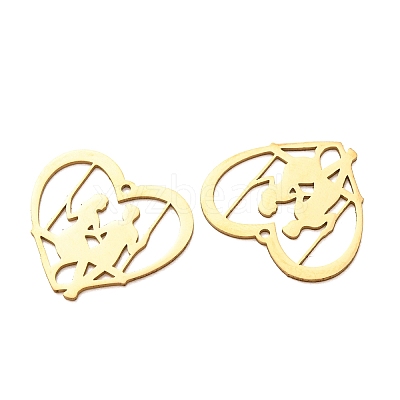 Valentine's Day 201 Stainless Steel Pendants SA-CBA49C1-02G-1