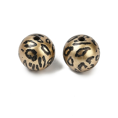 Printed Acrylic Beads PACR-P005-01A-1