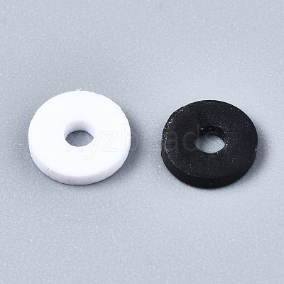 Handmade Polymer Clay Beads Strands CLAY-R089-6mm-T02B-02-1