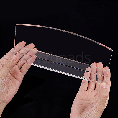 Rectangle Acrylic Name Card Holder ODIS-WH0025-39-1