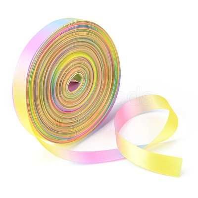 Rainbow Gradient Polyester Ribbon OCOR-G008-01C-1