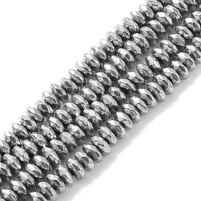 Electroplate Non-magnetic Synthetic Hematite Beads Strands X-G-J160-D-01-1