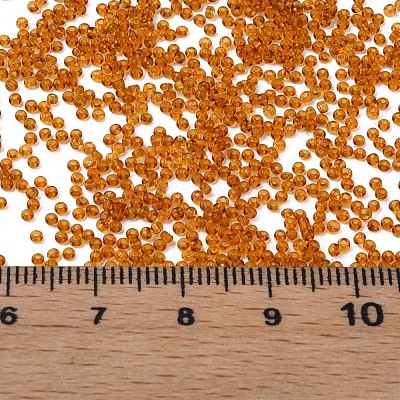 15/0 Transparent Czech Glass Seed Beads SEED-N004-004-17-1