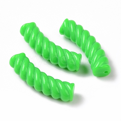 Opaque Acrylic Beads OACR-A016-03-1