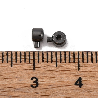 Brass Crimp Beads KK-Z030-17B-B-1