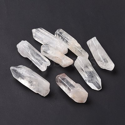 Rough Raw Natural Quartz Crystal Beads G-M376-04A-1