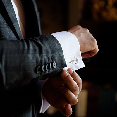 4 Pairs Alloy Cufflinks FIND-CA0011-40P-1