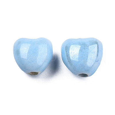 Glazed Porcelain Beads PORC-T007-21-07-1