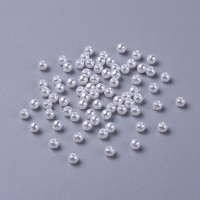 Imitated Pearl Acrylic Beads LS-X-PACR-4D-1-1