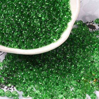 Transparent Colours Glass Seed Beads SEED-P006-02A-07-1