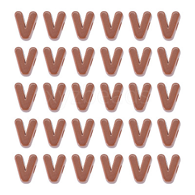 Opaque Acrylic European Beads LS-OACR-TAC0019-006V-1