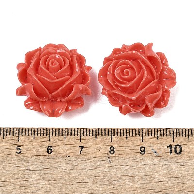 Dyed Synthetic Coral Carved Beads CORA-Z001-01C-1