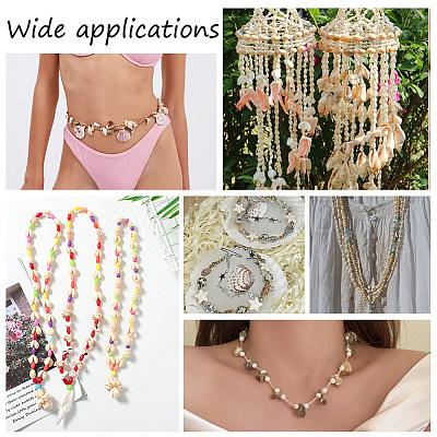 4 Strands Natural Shell Beads Strands BSHE-PH0001-37-1