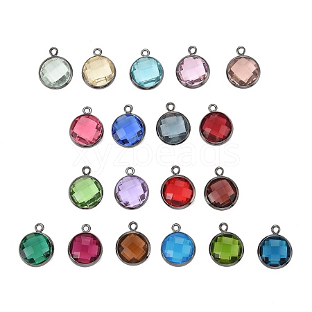 Glass Charms KK-C228-02B-1