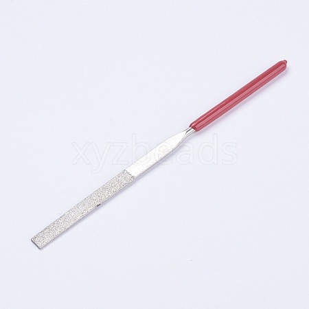 Alloy Flat Diamond Files TOOL-WH0027-02-1