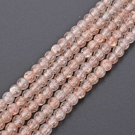Crackle Glass Beads Strands GLAA-S192-B-006F-1