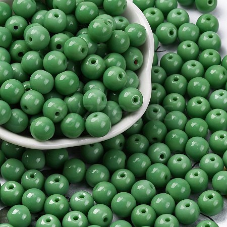 Opaque Colours Glass Seed Beads SEED-Z004-P8MM-10-1