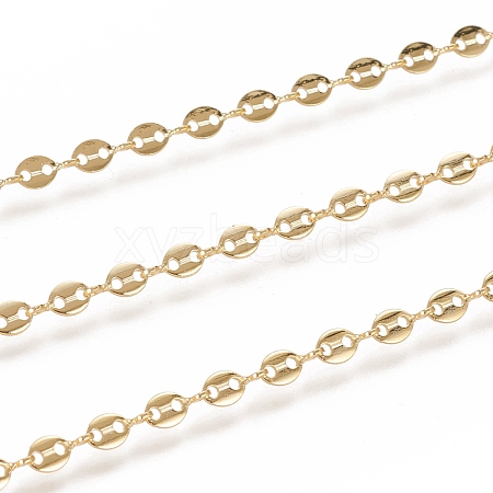 3.28 Feet Brass Link Chains X-CHC-I034-03G-1