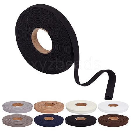 BENECREAT 8 Rolls 8 Colors Polyester Elastic Cord OCOR-BC0006-59-1