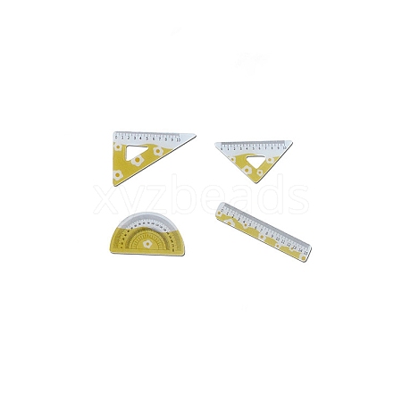 Mini Plastic Ruler & Protractors MIMO-PW0003-147B-1