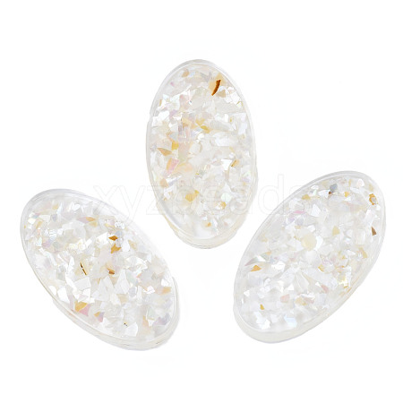 Transparent Acrylic Cabochons TACR-N006-66E-1