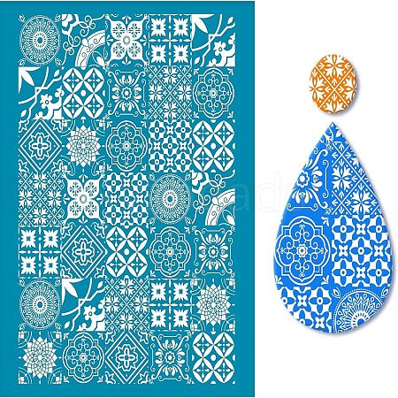 Silk Screen Printing Stencil DIY-WH0341-030-1