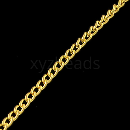 Unwelded Iron Curb Chains X-CH-R078-10G-1
