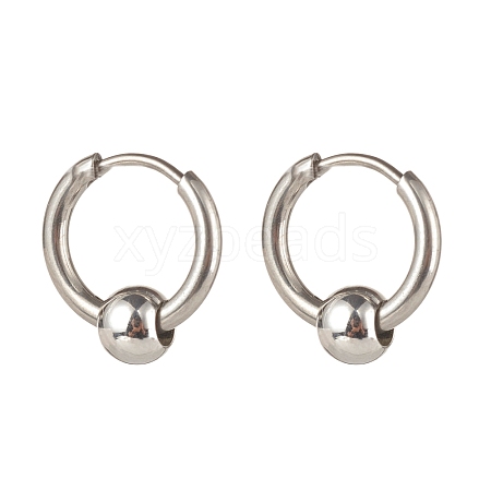 304 Stainless Steel Huggie Hoop Earrings EJEW-JE04555-01-1