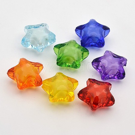 Transparent Acrylic Beads X-TACR-S091-20mm-M-1