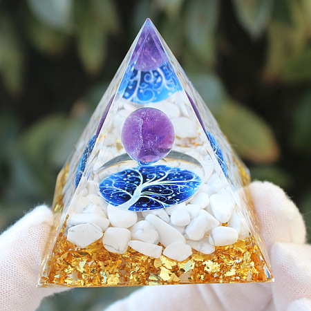 Orgonite Pyramid Resin Energy Generators PW-WG94568-19-1