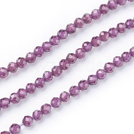 Natural Garnet Beads Strands G-F619-22-2mm-1