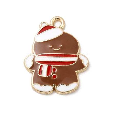 Christmas Alloy Enamel Pendants FIND-H055-17C-G01-1