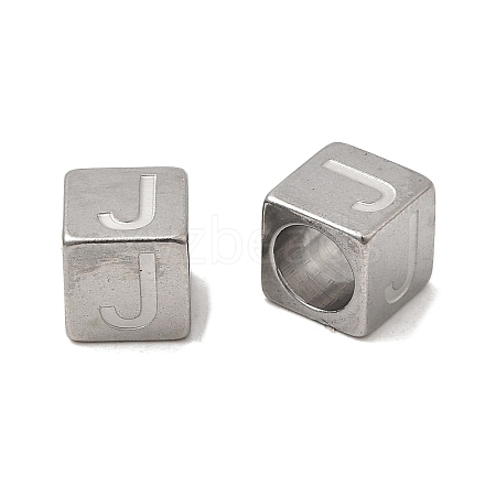 304 Stainless Steel European Beads STAS-D382-02J-P-1