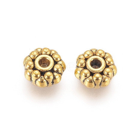 Tibetan Style Alloy Spacer Beads GLF0358Y-1