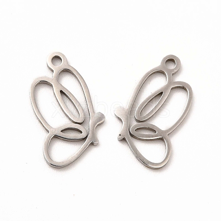 Non-Tarnish 201 Stainless Steel Pendants STAS-E188-09P-1
