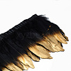 Golden Plated Goose Feather Cloth Strand Costume Accessories FIND-T014-01F-1