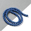 Synthetic Lava Rock Dyed Beads Strands G-H311-08A-09-2