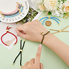 HOBBIESAY 8Pcs 8 Colors Nylon Twisted Cord Link Bracelet Making MAK-HY0001-05-3