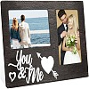 MDF Double Photo Frames AJEW-WH0424-007-1