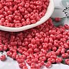 Baking Paint Glass Seed Beads SEED-K009-01A-18-1