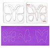 Acrylic Earring Handwork Template TOOL-WH0152-025-5