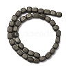 Natural Pyrite Beads Strands G-B155-D12-3